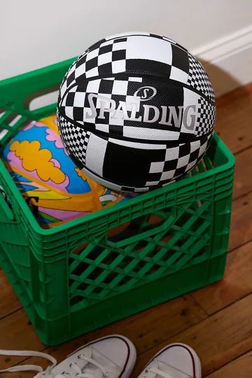 Spalding UO Exclusive Checkered Basketball | Urban Outfitters (US and RoW)