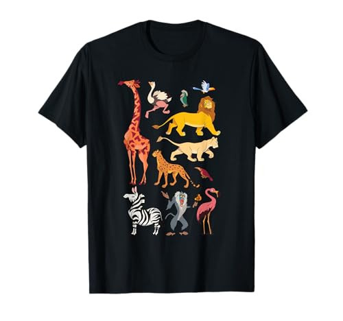 Amazon.com: Disney The Lion King Simba and Animals of The Pride Lands T-Shirt : Clothing, Shoes &... | Amazon (US)