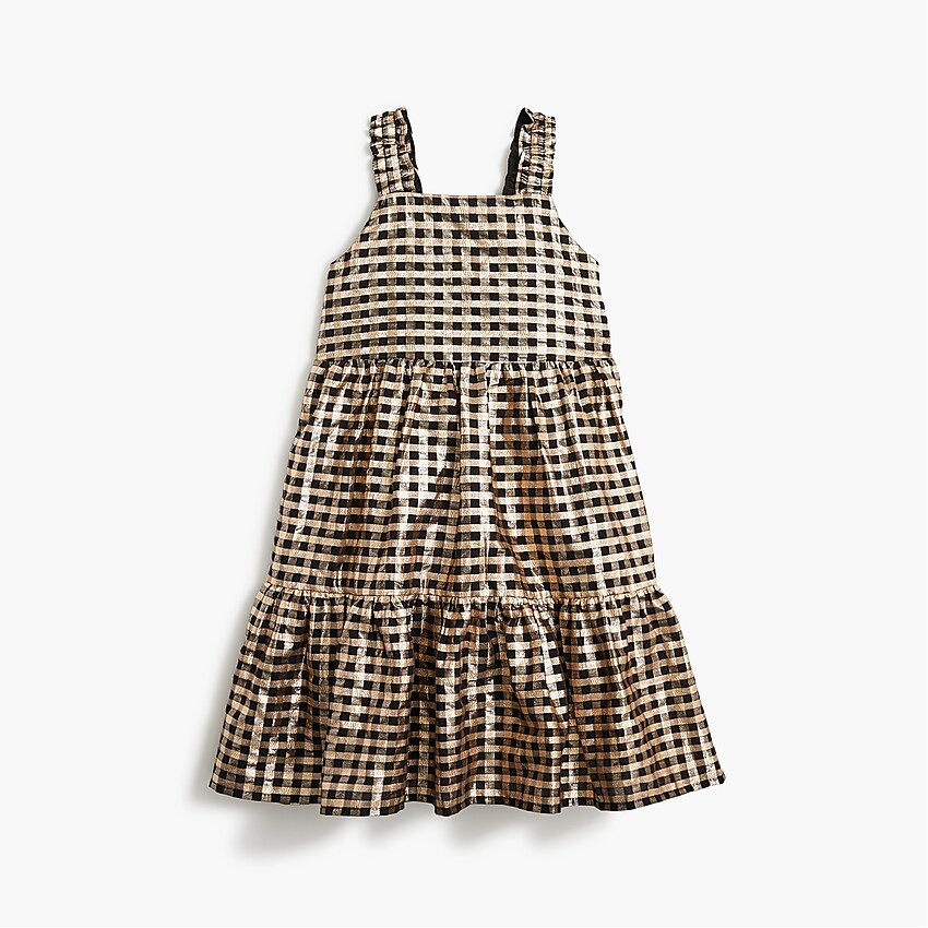 Girls' jacquard tiered dress | J.Crew Factory