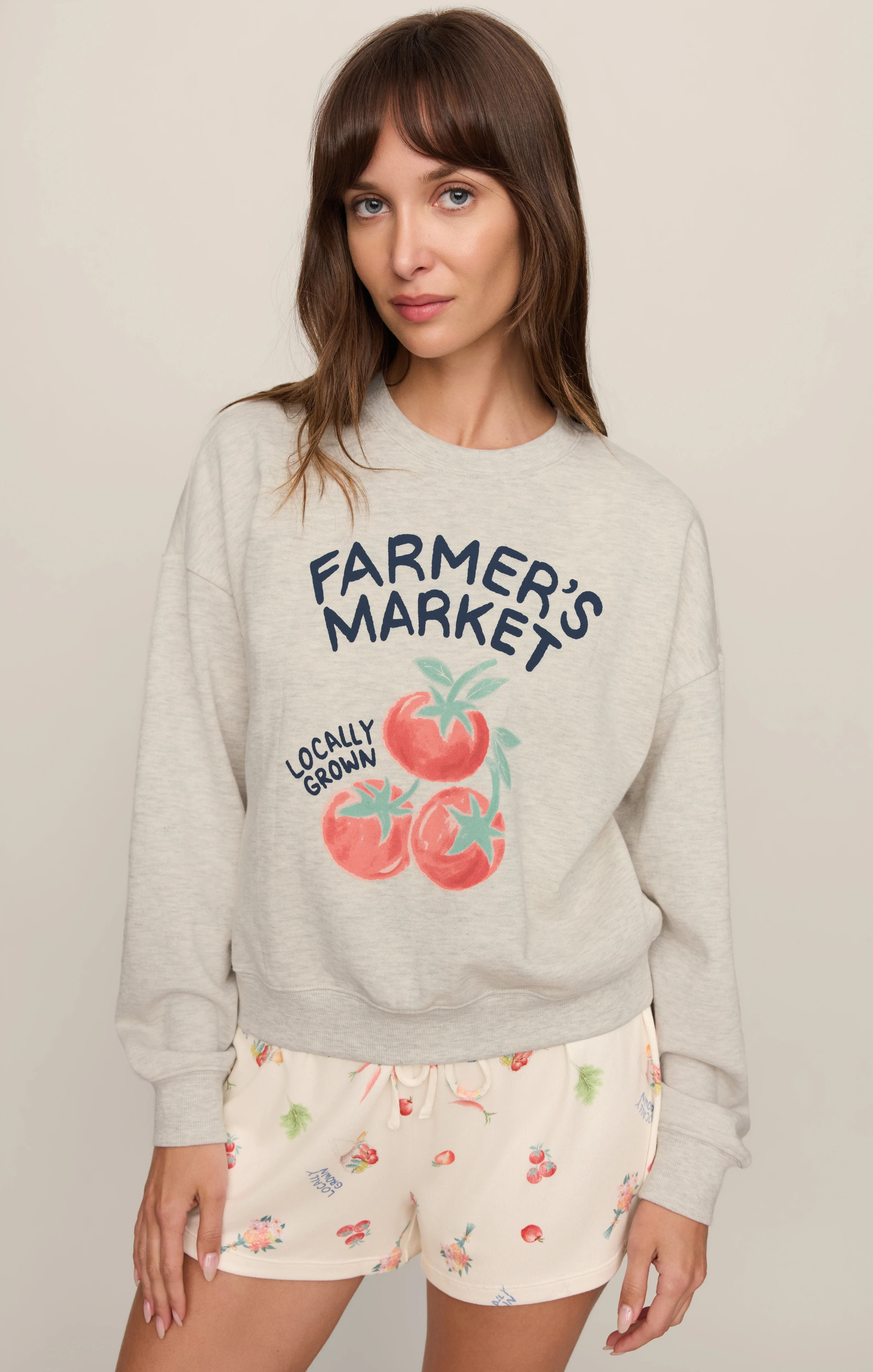 Home Grown Sweatshirt Feather Grey / X Small | Z Supply
