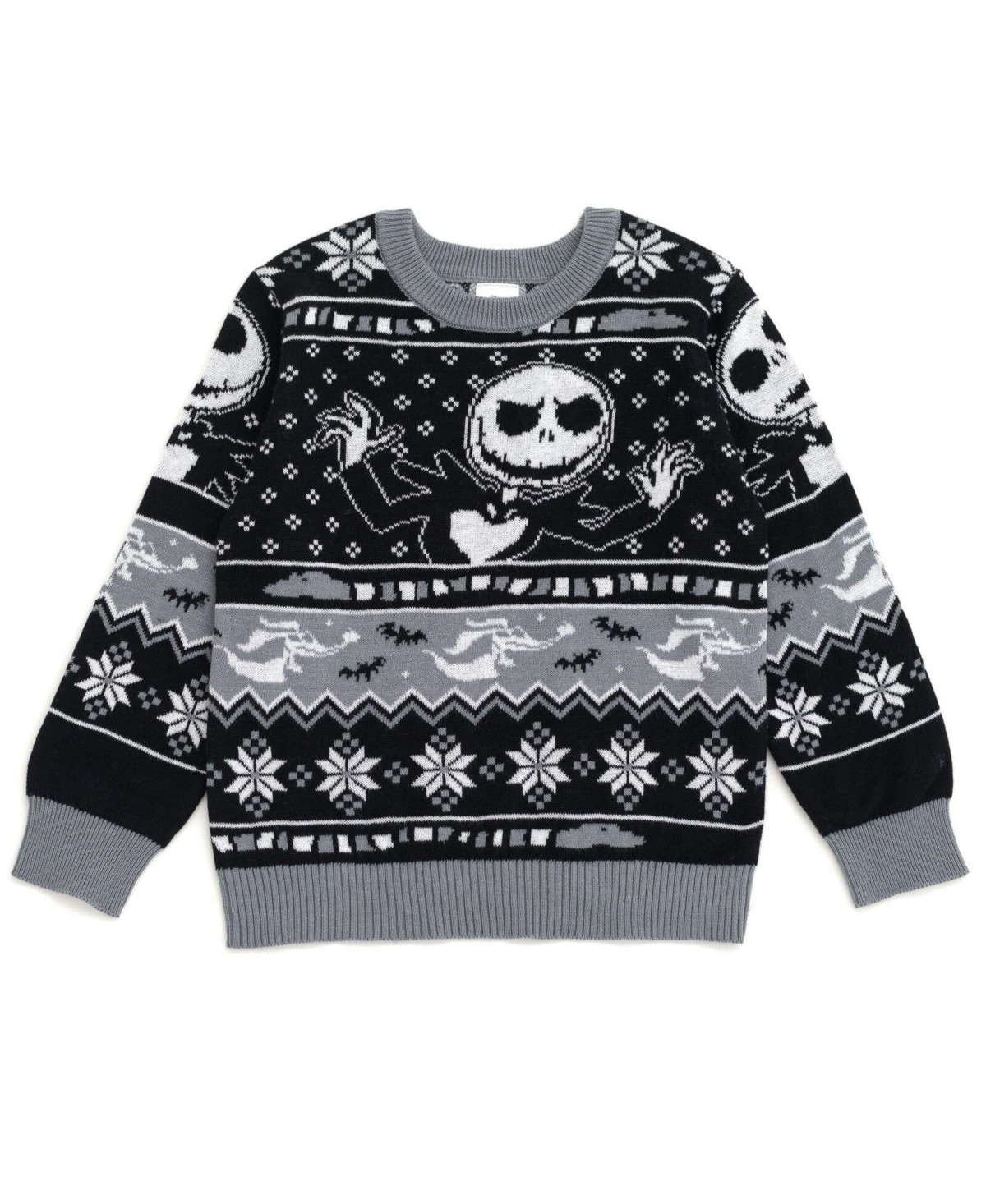 Nightmare Before Christmas Toddler Boys Disney Matching Family Long Sleeve Sweater - Black, jack skellington | Macy's
