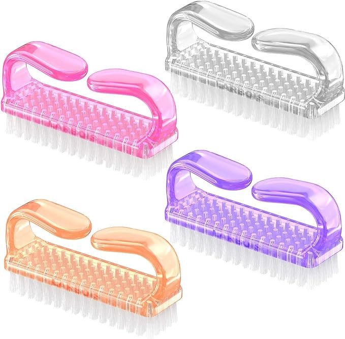 Handle Grip Nail Brush, Nail Brushes Hand Fingernail Brush Cleaner Scrubbing Kit Pedicure for Toe... | Amazon (US)