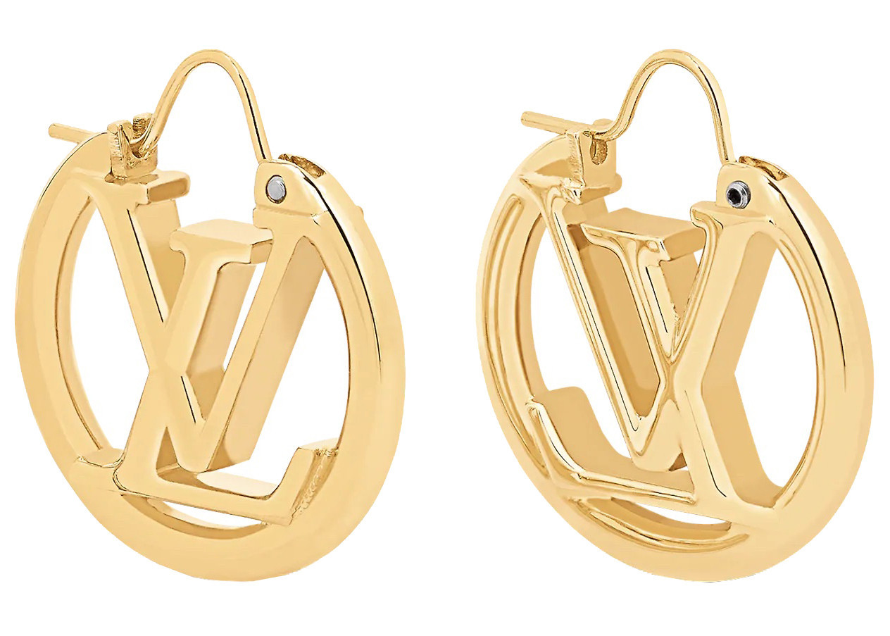 Men's Louis Vuitton Louise Earrings in Gold | StockX