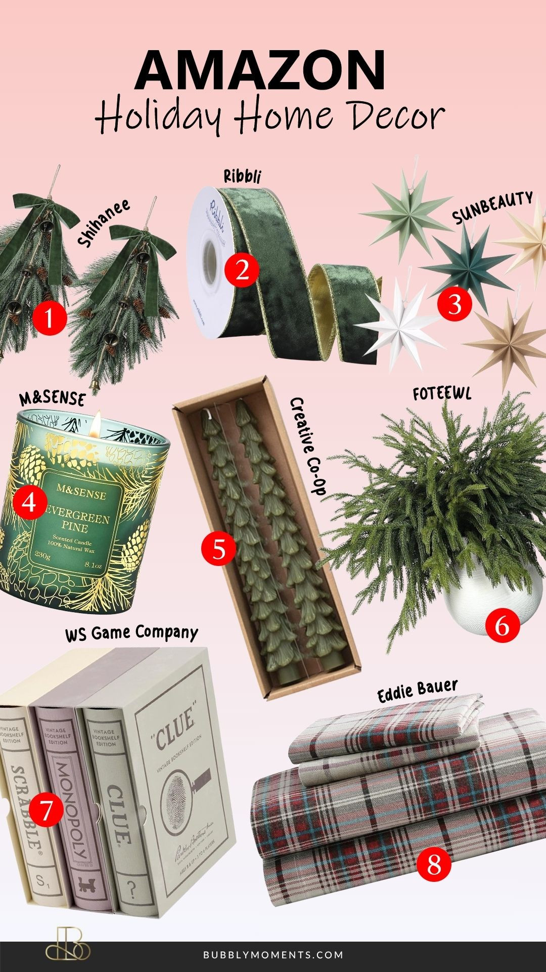 ✨🏡 Holiday Home Decor – Amazon Finds 🏡✨
 Transform your home into a cozy, festive wonderland this holiday season with these beautiful Holiday Home Decor finds from Amazon! From warm + welcoming entryway decor and magical mantel accents to Christmas tree must-haves, kitchen touches, pillows, wreaths, garlands, and twinkling lights — these pieces will bring instant holiday cheer to any space. ✨
Whether you love neutral, classic Christmas, modern, cottage, glam, or whimsical holiday decor, I’ve curated a mix of styles that make your home feel extra magical this season. Perfect for decorating your living room, bedroom, kitchen, or creating the coziest holiday corners. Save this post for inspo and tap to shop your favorites directly! 🎄🤍
#LTKHome #LTKHoliday #LTKStyleTip #HolidayHomeDecor #ChristmasDecor #HolidayDecor #AmazonHome #AmazonHoliday #AmazonFinds #AmazonHomeDecor #HolidayVibes #ChristmasInspo #HomeDecor #HomeInspo #DeckTheHalls #ChristmasHome #FestiveDecor #HolidayAesthetic #CozyHome #HomeStyling #HolidayHome #SeasonalDecor #ChristmasIdeas #AmazonMustHaves #AmazonHaul #HolidayStyle #HolidayFavorites #HappyHolidays #HolidayInspiration 

 