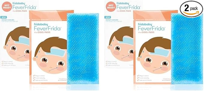 Frida Baby Cool Pads for Kids Fever discomfort by fridababy, 5 Count (Pack of 2) | Amazon (US)