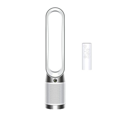 Dyson Purifier Cool PC1, HEPA Air Purifier Tower Fan, App and remote controlled, 350° oscillation, 10 levels, bladeless (White) | Amazon (US)