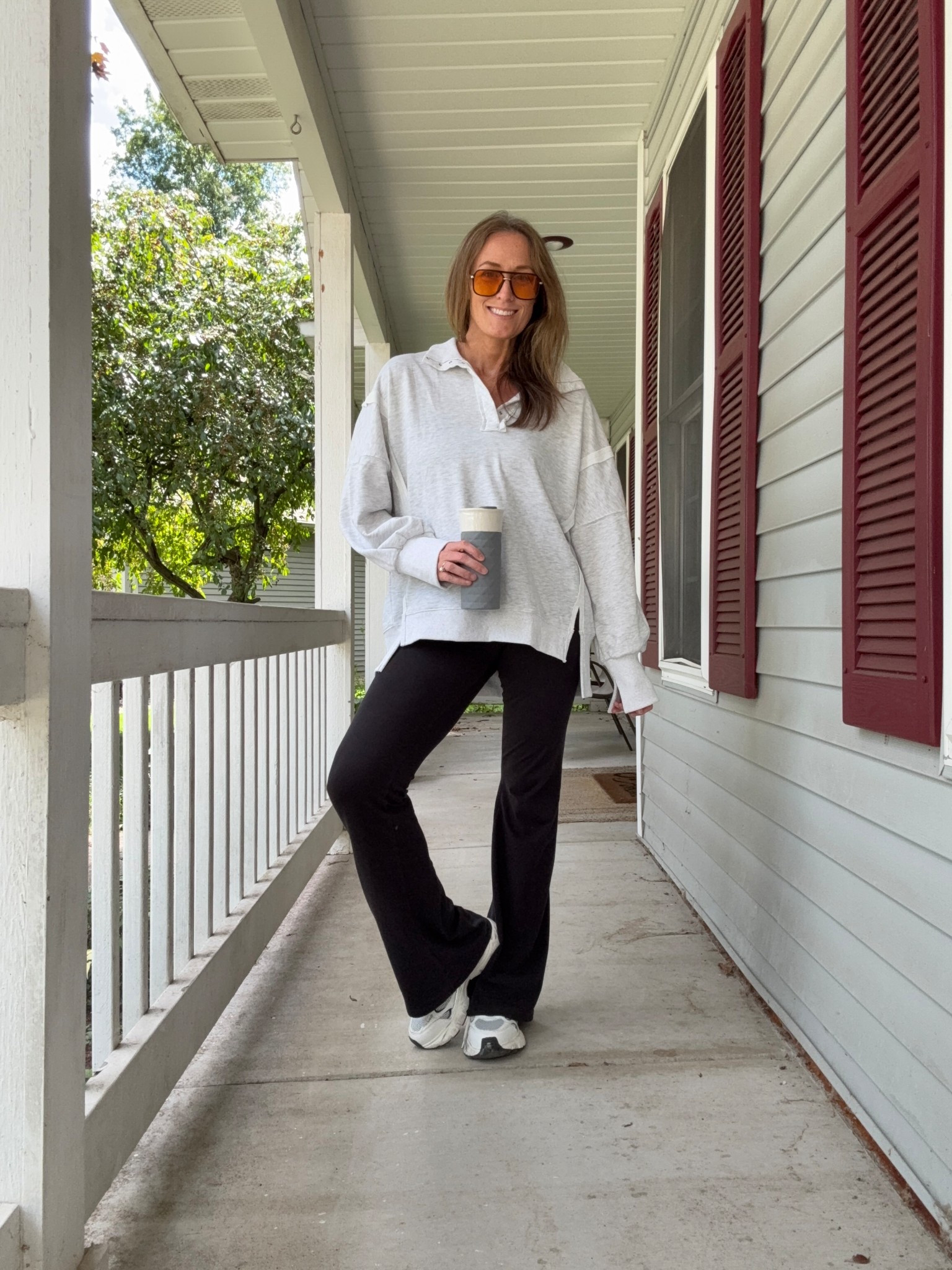 9/6/25 ✨ Sweatshirt is a large. Leggings are a medium long.

Everyday outfits. Easy outfits. Easy outfit ideas. Neutral basics. Fall outfits. Fall outfit idea. Casual outfits. Basic mom outfit. Casual outfit idea. Casual outfit. Everyday outfit. Mom outfit. Street style. Casual mom outfit. Amazon fashion. Sports mom outfits. Sports mom outfit idea.

#LTKFindsUnder100 #LTKOver40 #LTKSeasonal