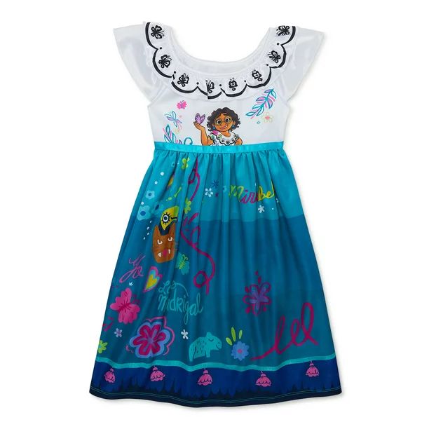 Disney Encanto Toddler Girls Fantasy Nightgown, Sizes 2T-5T | Walmart (US)