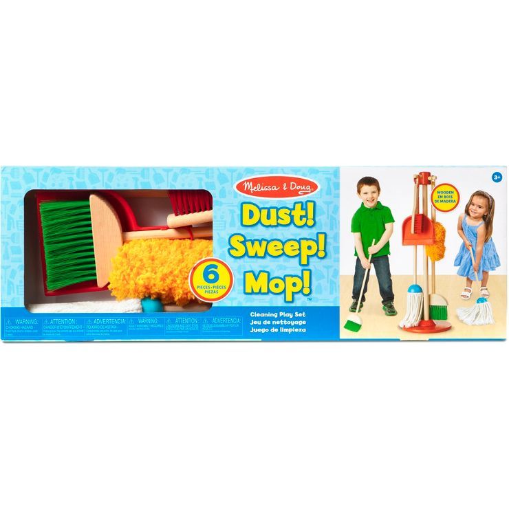 Melissa & Doug Let's Play House! Dust, Sweep & Mop 6pc Set | Target