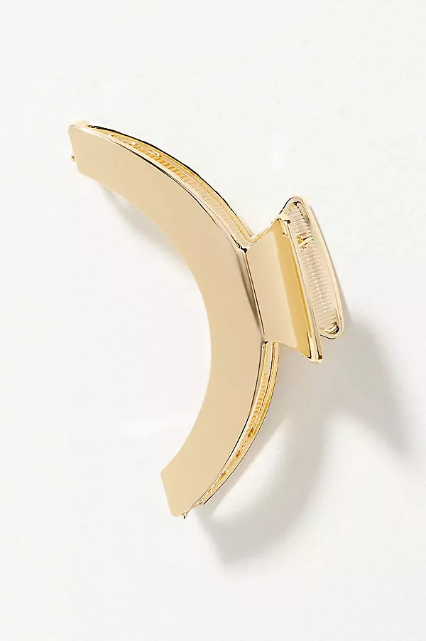 Curved Metal Hair Claw Clip | Anthropologie (US)
