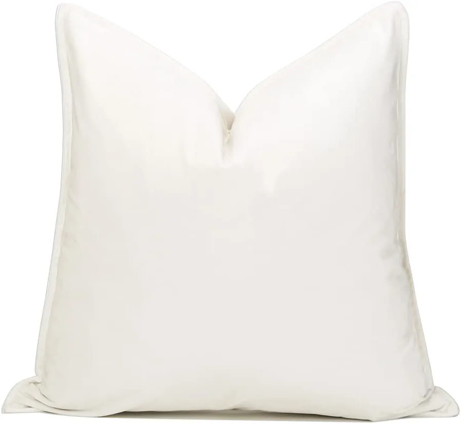 THE-TINOART Decorative Throw Pillow Covers Velvet Soft for Couch Sofa Bedroom Living Room Outdoor... | Amazon (US)