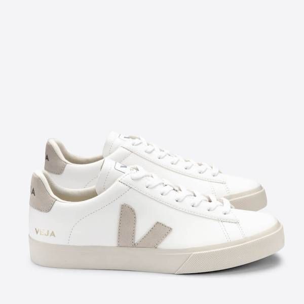 Veja Women's Campo Chrome Free Leather Trainers - Extra White/Natural | Allsole (Global)