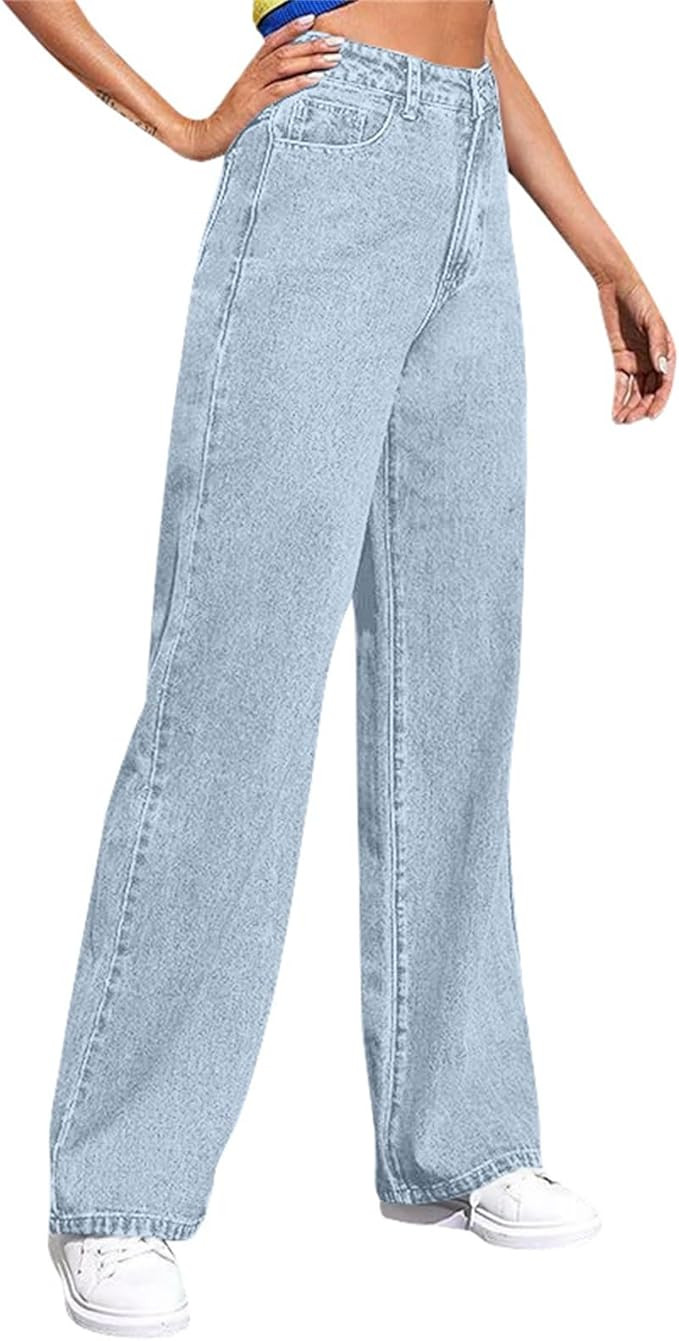 Sweatpants That Look Like Jeans Boyfriend Jeans Sweatpant Jeans High Waisted with Pockets Cute Sw... | Amazon (US)
