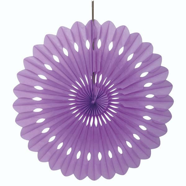 Lavender Paper Fans, 5 Sizes | Jollity & CO.