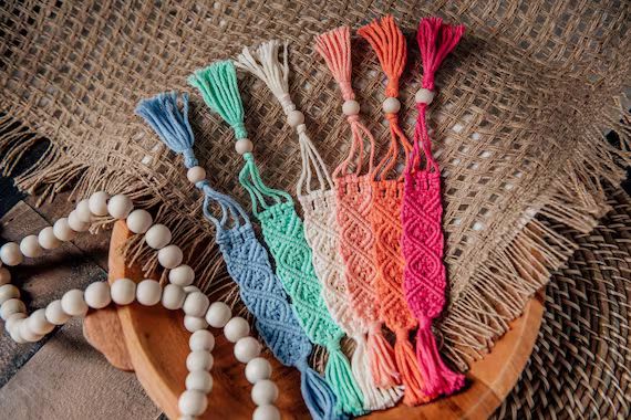 Macrame Bookmark  Handmade Boho Book Accessory  Gifts for | Etsy | Etsy (US)