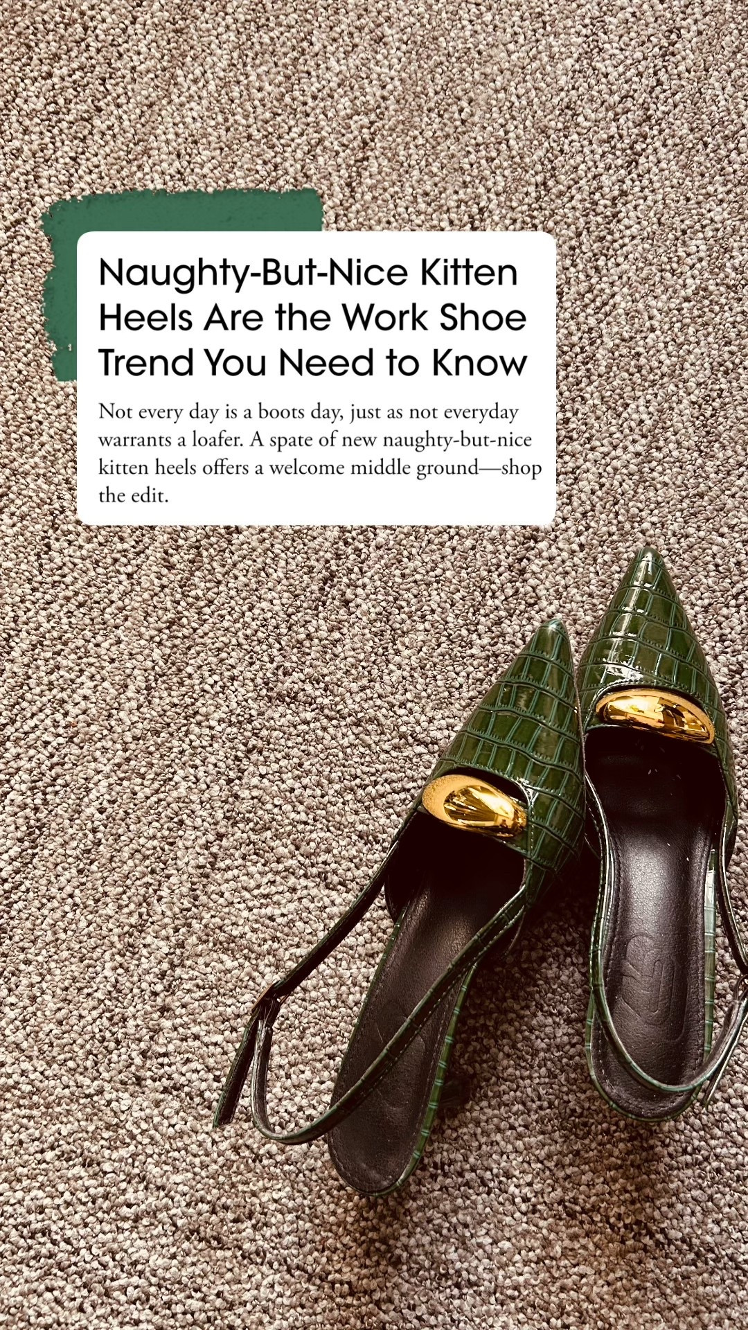 kitten heels are the work shoe trend you need to know! 

#LTKdayinmylife #LTKWorkwear #LTKTravel