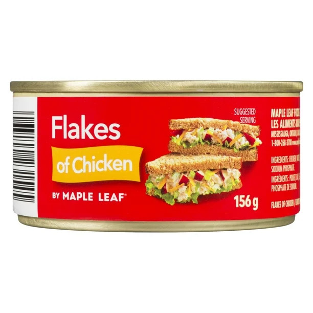 Flakes of Chicken by Maple Leaf, 156 g | Walmart (CA)