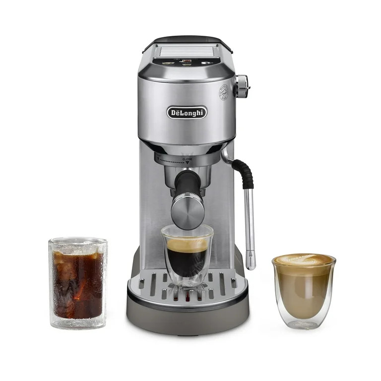 De’Longhi Dedica Duo Espresso Machine, Compact Size with Built in Frother for Latte Art, Brew E... | Walmart (US)