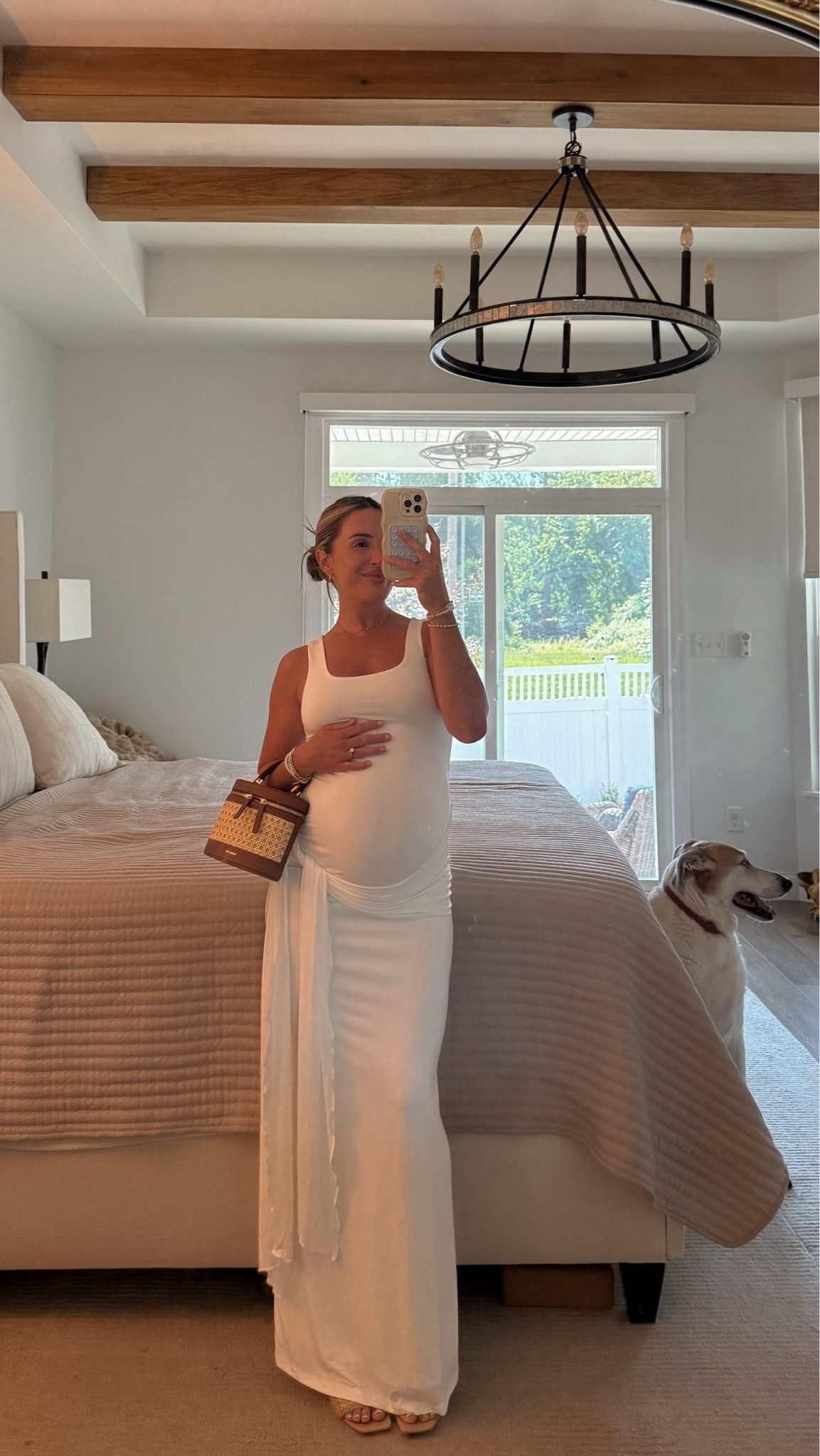 I’m 5’2” in XS dress! 

bump friendly dress
Bump friendly baby shower dress 
Bump friendly white dress

#LTKBump