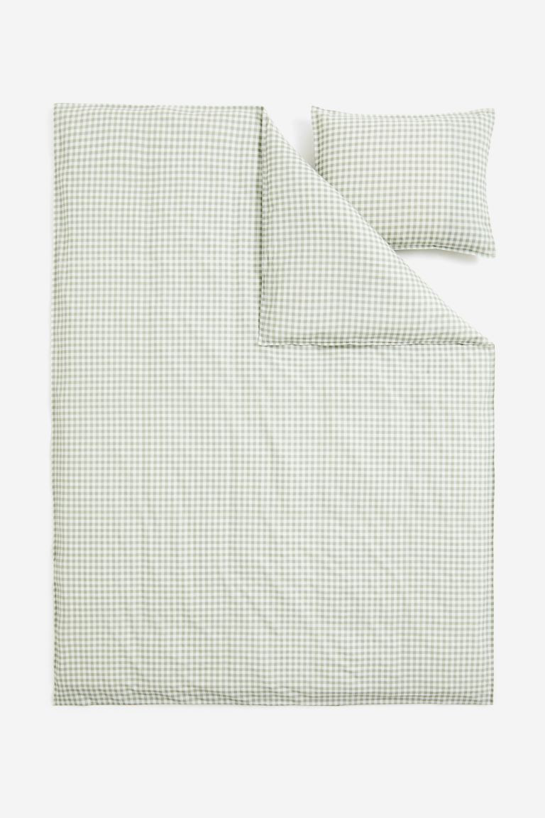 Patterned Twin Duvet Cover Set | H&M (US + CA)
