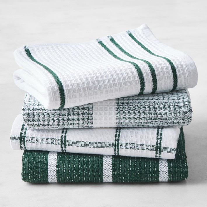 Williams Sonoma Super Absorbent Waffle Weave Towels, Set of 4 | Williams-Sonoma