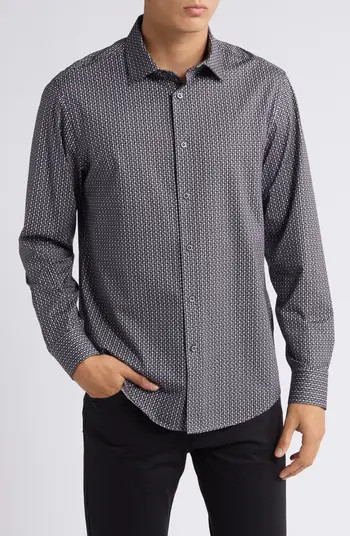 James OoohCotton® Print Button-Up Shirt | Nordstrom
