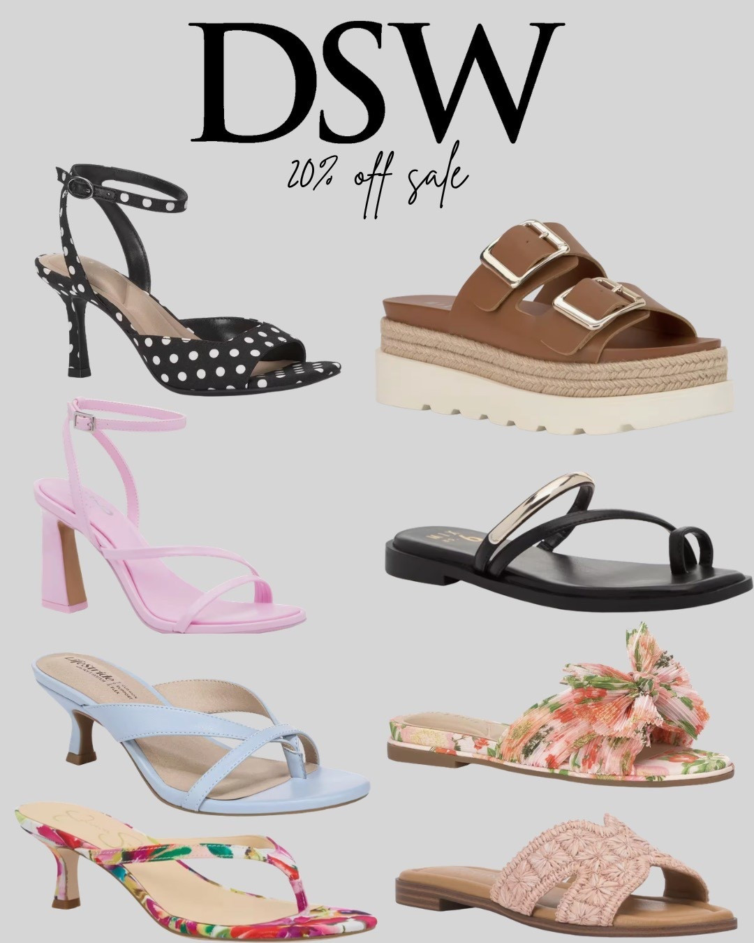 Stepping into summer like 💁‍♀️✨
Heels + sandals are 20% off at DSW and the styles are SO good right now 😍

From everyday comfy sandals to the cutest heels for events, vacations, and nights out—this is the perfect time to grab a pair (or two) before they’re gone 👀

Everything is linked for you 🤍 go snag your size!!

#LTKsale #LTKshoecrush #SummerShoes #DSWfinds #HeelsandSandals #VacationStyle #OnTrend #LTKunder100

#LTKootd #LTKSeasonal #LTKmomlife