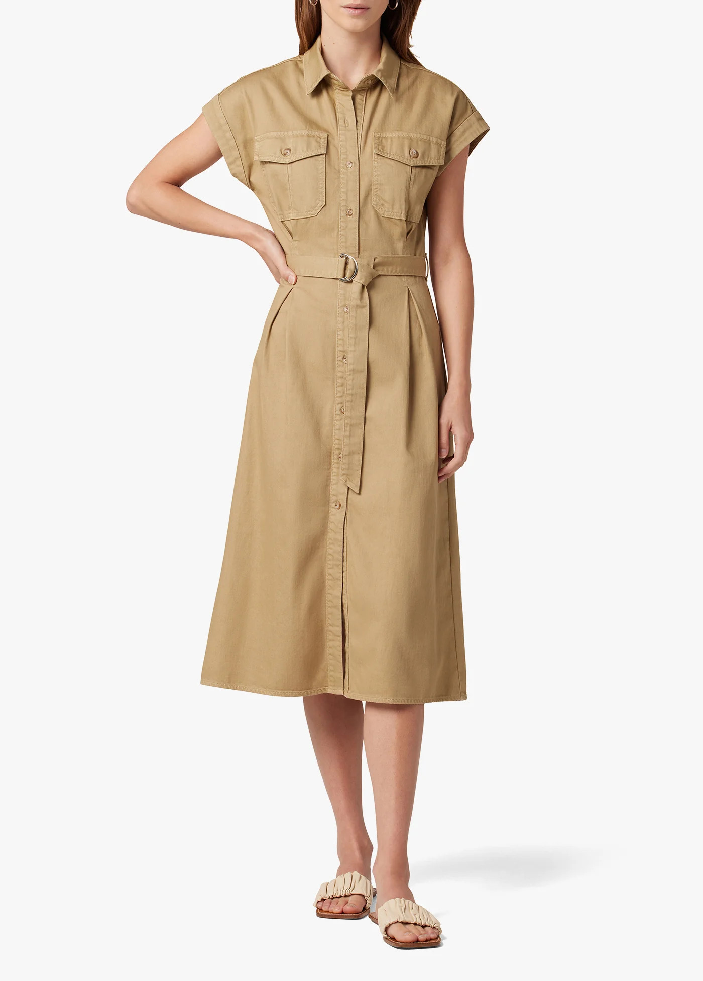THE PLEATED SAFARI DRESS | JOES