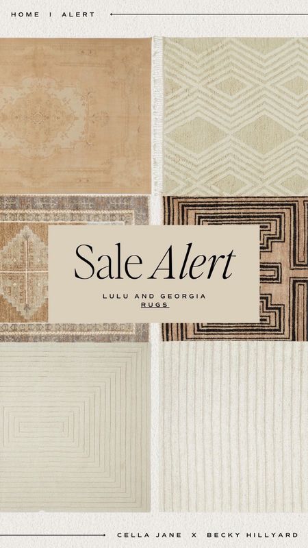 Best of neutral rugs from lulu & Georgia on sale!