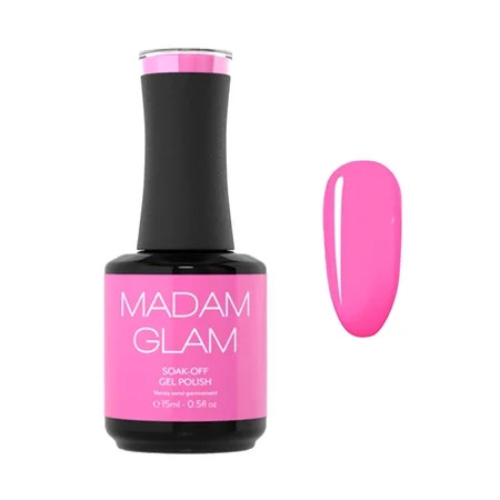 Madam Glam Soak Off Gel Polish Clear Fiberglass Gel Transparent Vegan Hema Free 0.5 fl oz | Walmart (US)