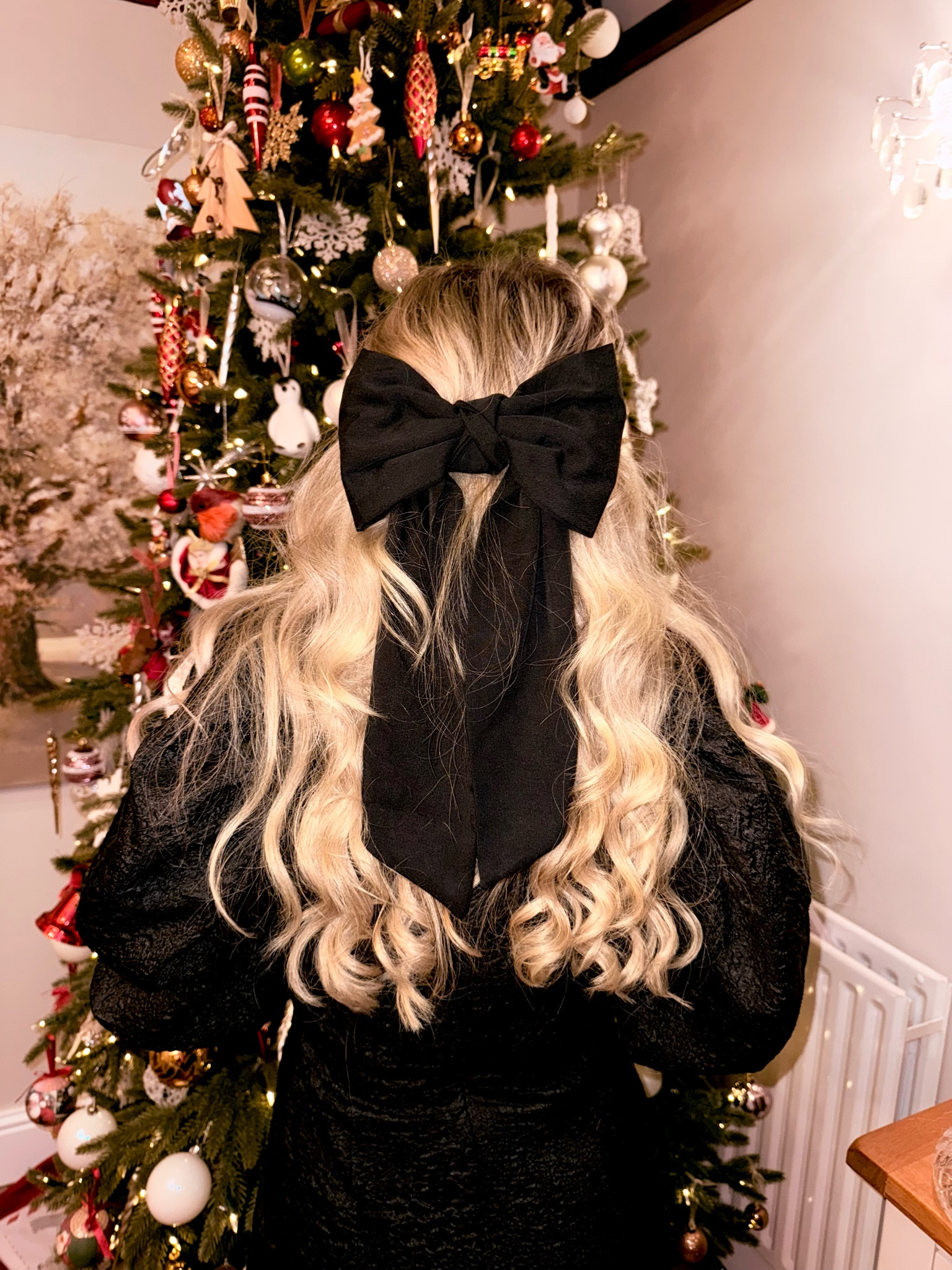 Golden curls and a bow to match the holiday magic that I don’t want to end . ✨🎄 #TiedWithLove

Happy New Year Y’all! Here is to 2025! 

When your sister-in-law creates the most stunning, eco-friendly bows made from sustainable Tencel, it’s truly something special! 🌿 Tencel is a plant-based fabric derived from sustainably sourced wood pulp. 

If you’re on the hunt for an amazing sustainable brand, you have to check out The Roofer’s Granddaughter! Their craftsmanship and commitment to sustainability are unmatched. @theroofersgranddaughter

#LTKeurope #LTKluxury #LTKpartywear