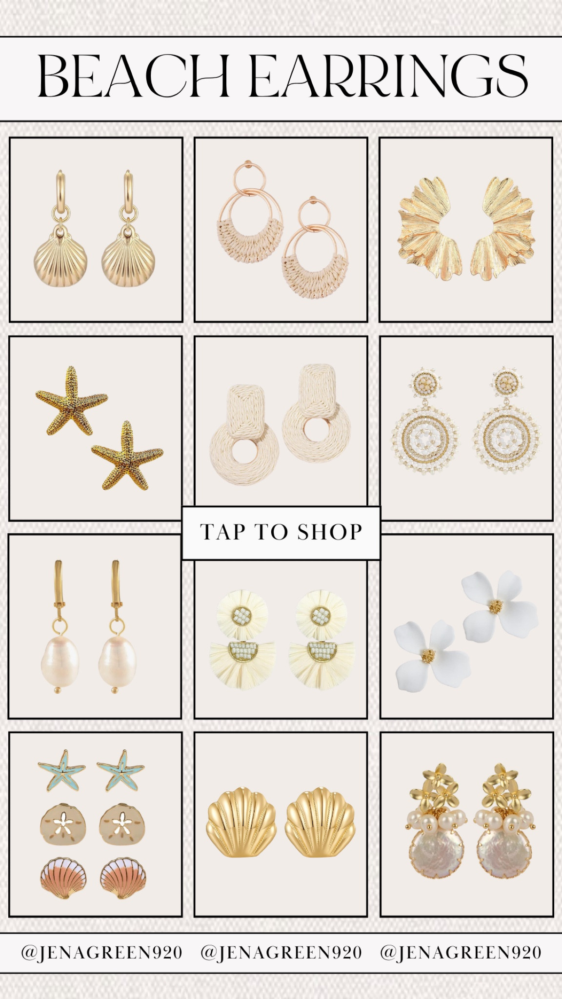 Beach Earrings | Beach Outfit | Vacation Earrings | Vacation Outfits 

#LTKfindsunder50 #LTKswim #LTKtravel