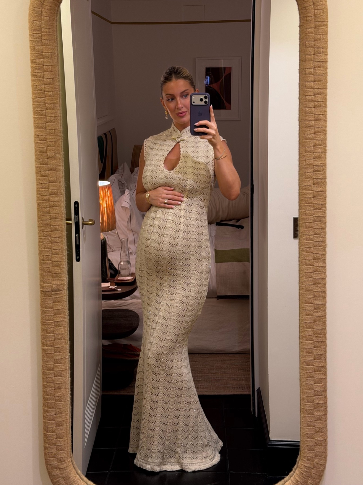 Did a size medium for the bump but otherwise true to size