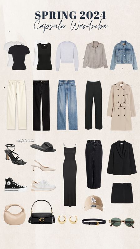 Sharing all the pieces you need for a Spring Capsule Wardrobe. Everything from tops, jeans, to lightweight coats & accessories. 

#LTKfindsunder100 #LTKSeasonal #LTKstyletip