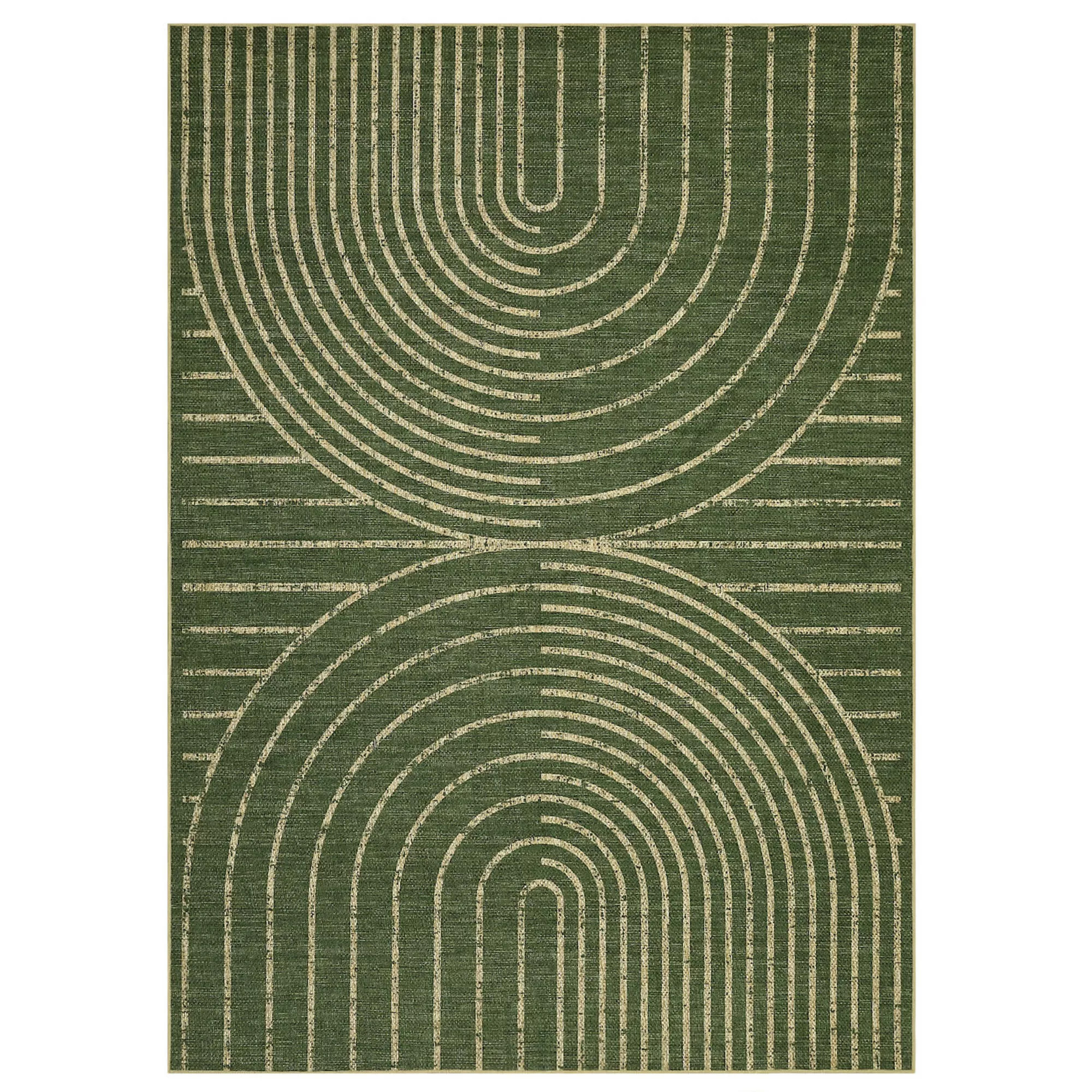 Modern Rainbow Easy Jute Area Rugs, Washable Natural Contemporary Indoor Outdoor Runners Carpet | Kohl's