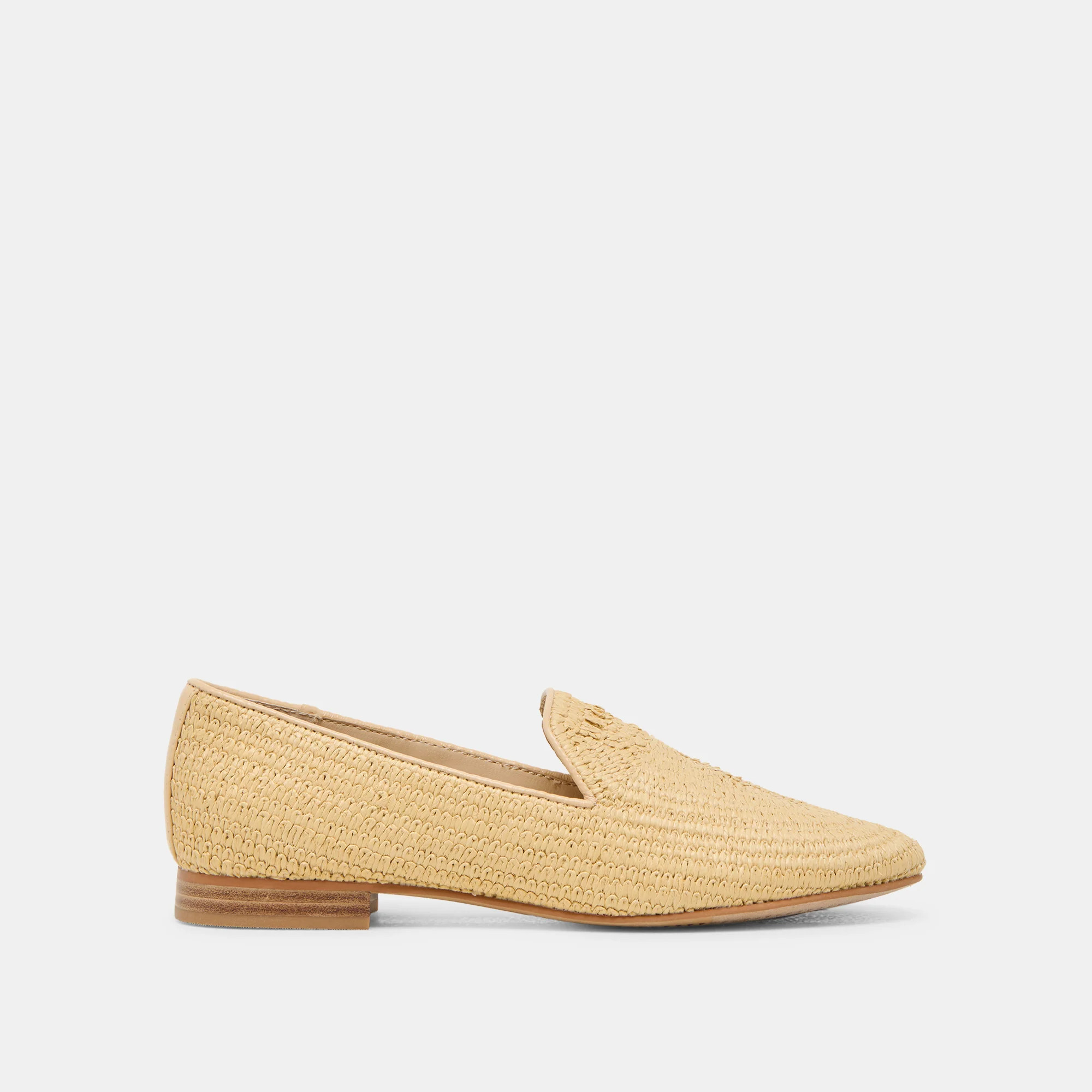 Baylen Natural Woven Raffia Flats | Dolce Vita | DolceVita.com