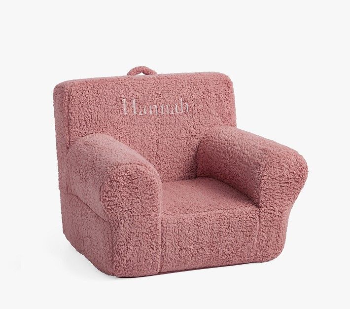 Anywhere Chair®, Pink Berry Cozy Sherpa | Pottery Barn Kids