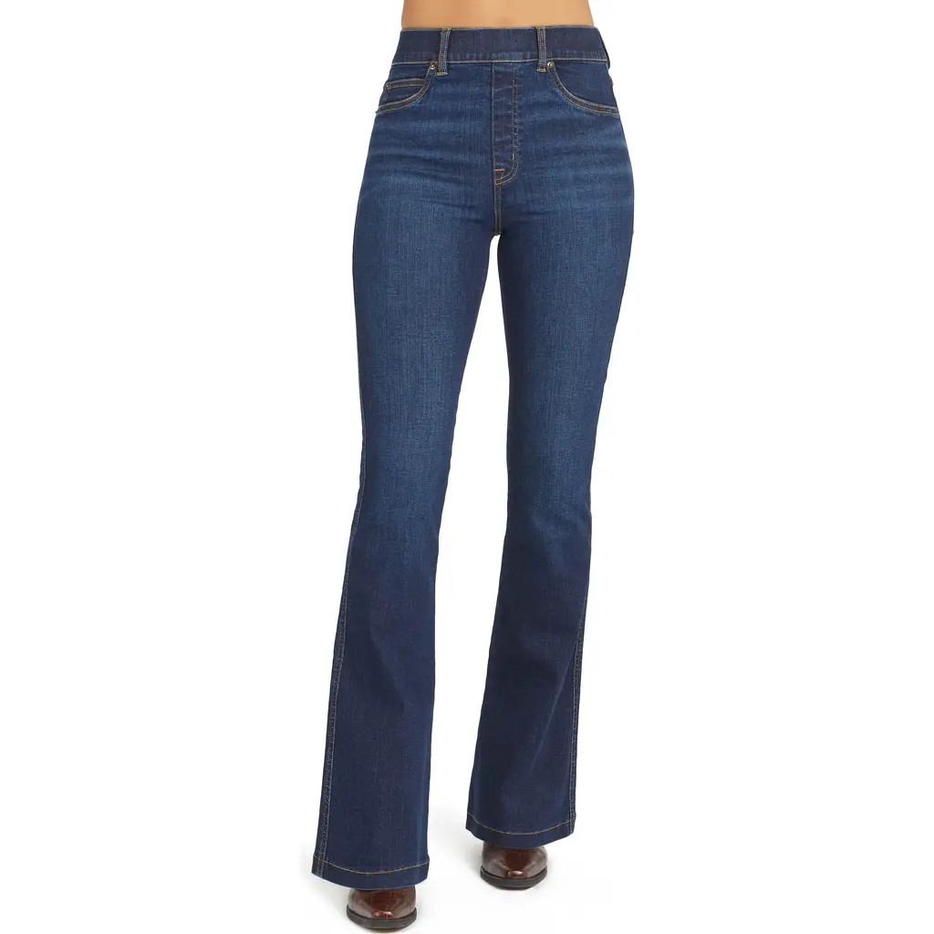 SPANX® Flare Jeans in Midnight Shade at Nordstrom, Size X-Small | Nordstrom