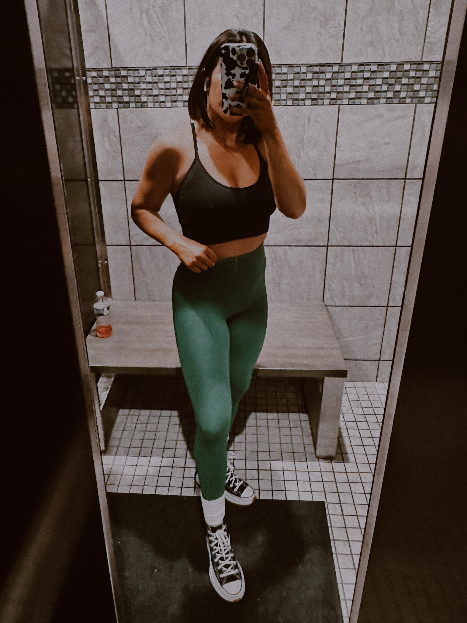 These leggings are SO BOMB WOW 😍😍 the thick band at the top keeps them from moving and they SNATCH yo waist 👌🏽 I’m in a small! 

#LTKfit #LTKunder50 #LTKsalealert