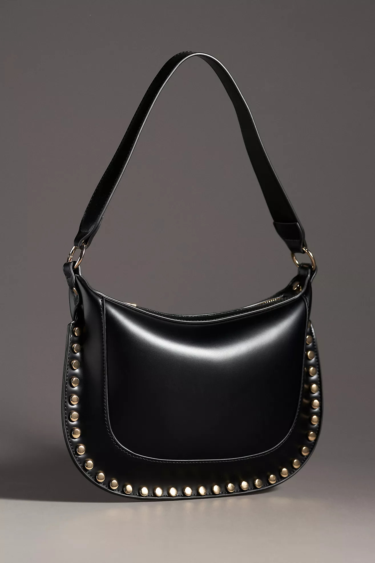 Studded Faux-Leather Shoulder Bag | Anthropologie (US)