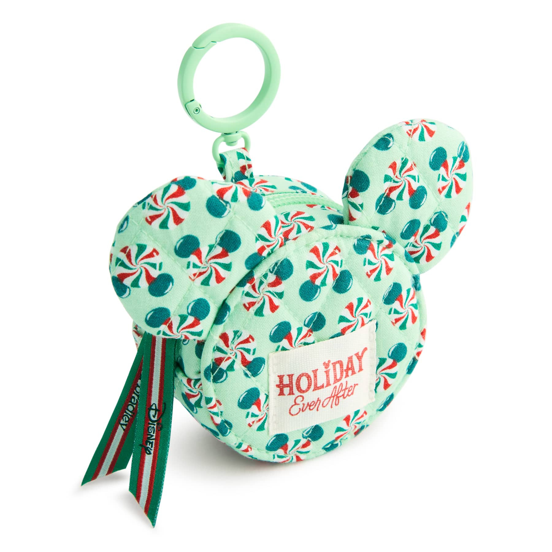 Disney Hallmark Holiday Ever After Mickey Mouse Zip Bag Charm | Vera Bradley