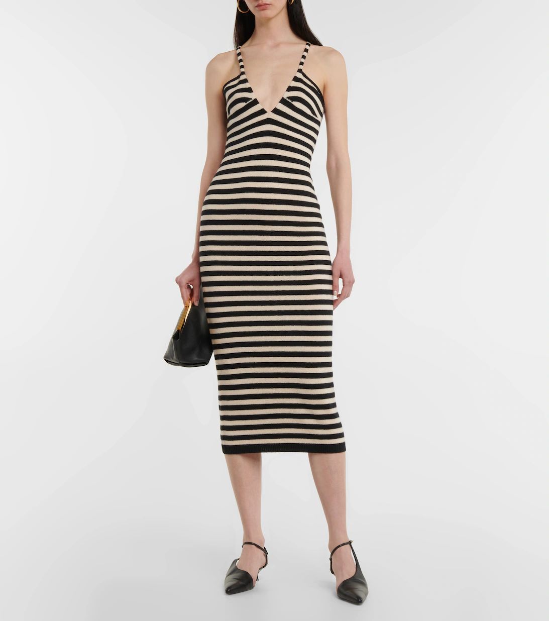 Georgia striped cashmere dress | Mytheresa (US/CA)