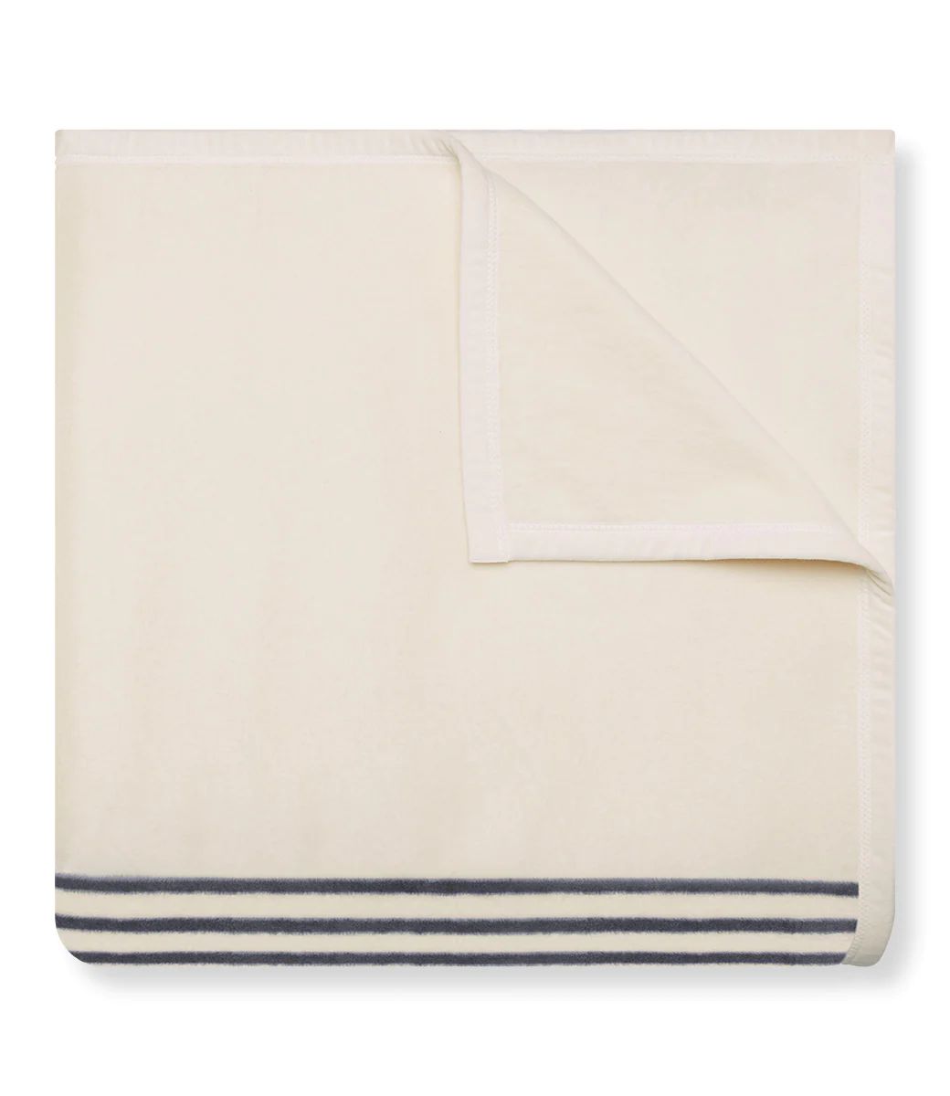 Vineyard Stripes Grey Royal Blanket | ChappyWrap