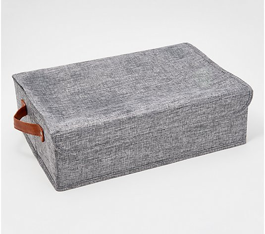 17" Collapsible 30-Cube Divider Storage Bin by Bobby Berk - QVC.com | QVC