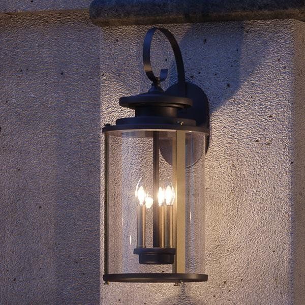 UHP1121 Rustic Outdoor Wall Light, 22.75"H x 9.875"W, Olde Bronze Finish, Plymouth Collection | Urban Ambiance, Inc.