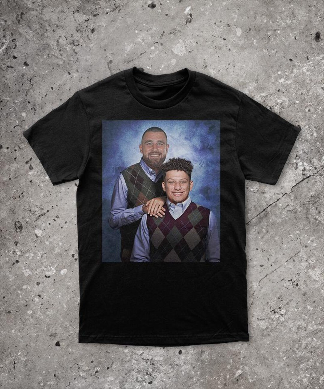 Travis Kelce Patrick Mahomes Kansas City, Vintage Tshirt Step Brothers, Chiefs Merch Graphic Tees... | Etsy (US)
