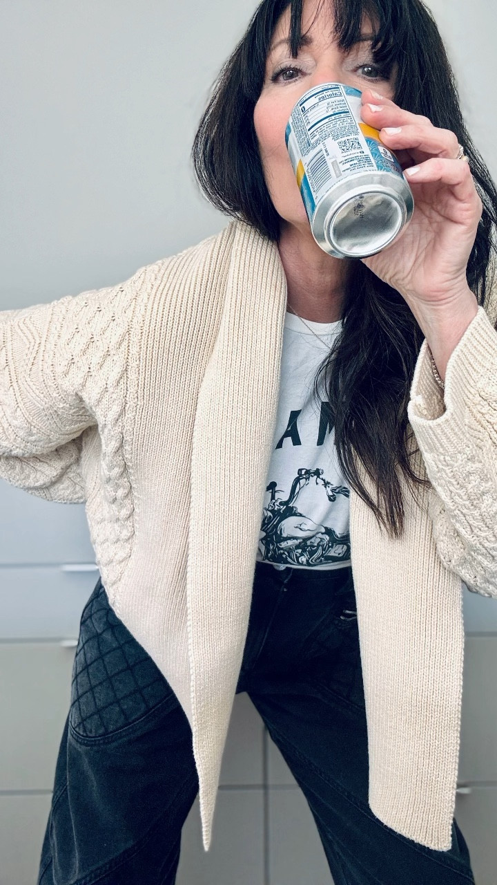 Jeans on sale Isabel Marant - wearing size 38 high waisted, no stretch 
Love this cardi one size, cotton and year round!! 
Retrobrand tee from @bungalow in Scottsdale 


#LTKFindsUnder100 #LTKWatchNow #LTKStyleTip