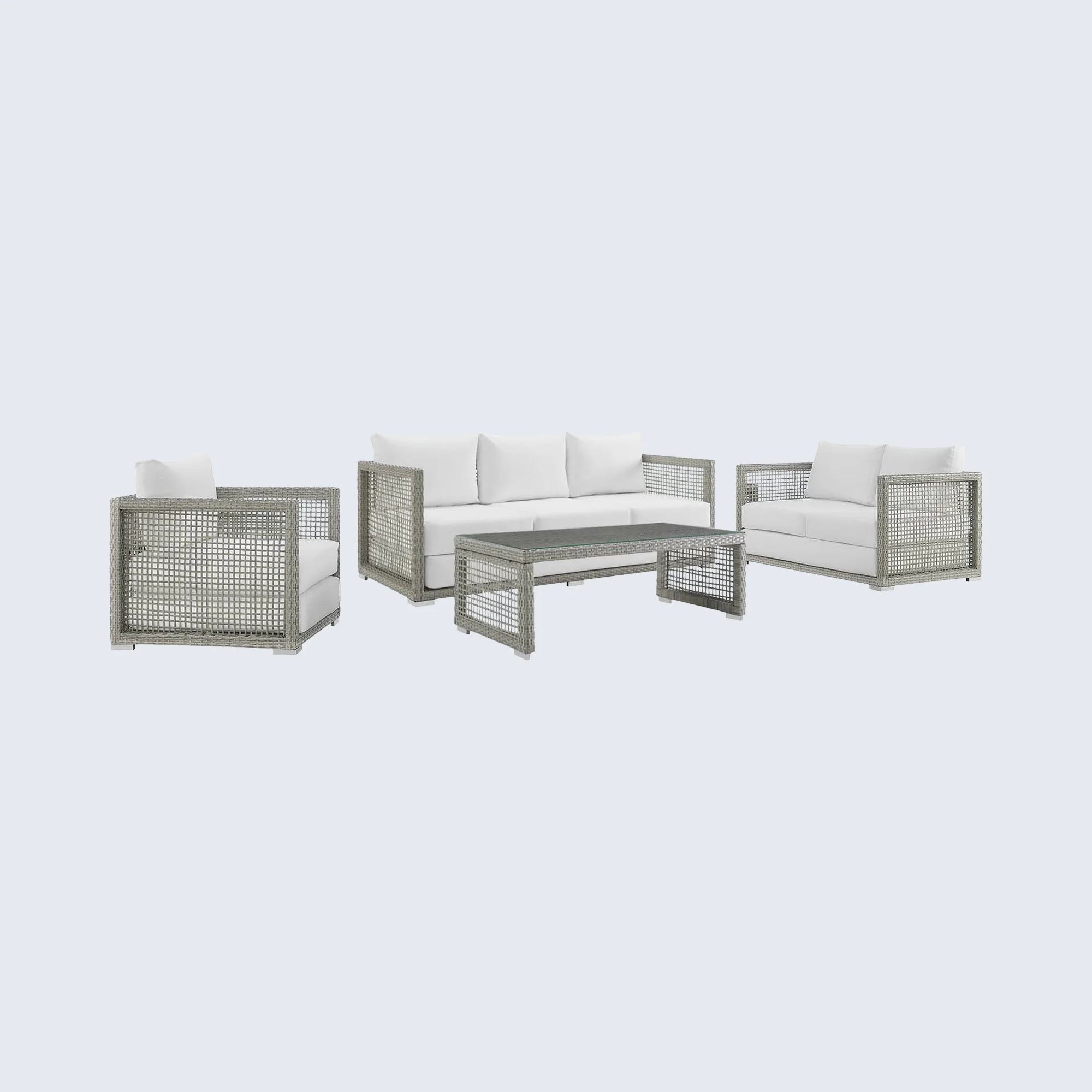 Nicollete Wicker/Rattan 6 - Person Seating Group with Cushions | Wayfair North America
