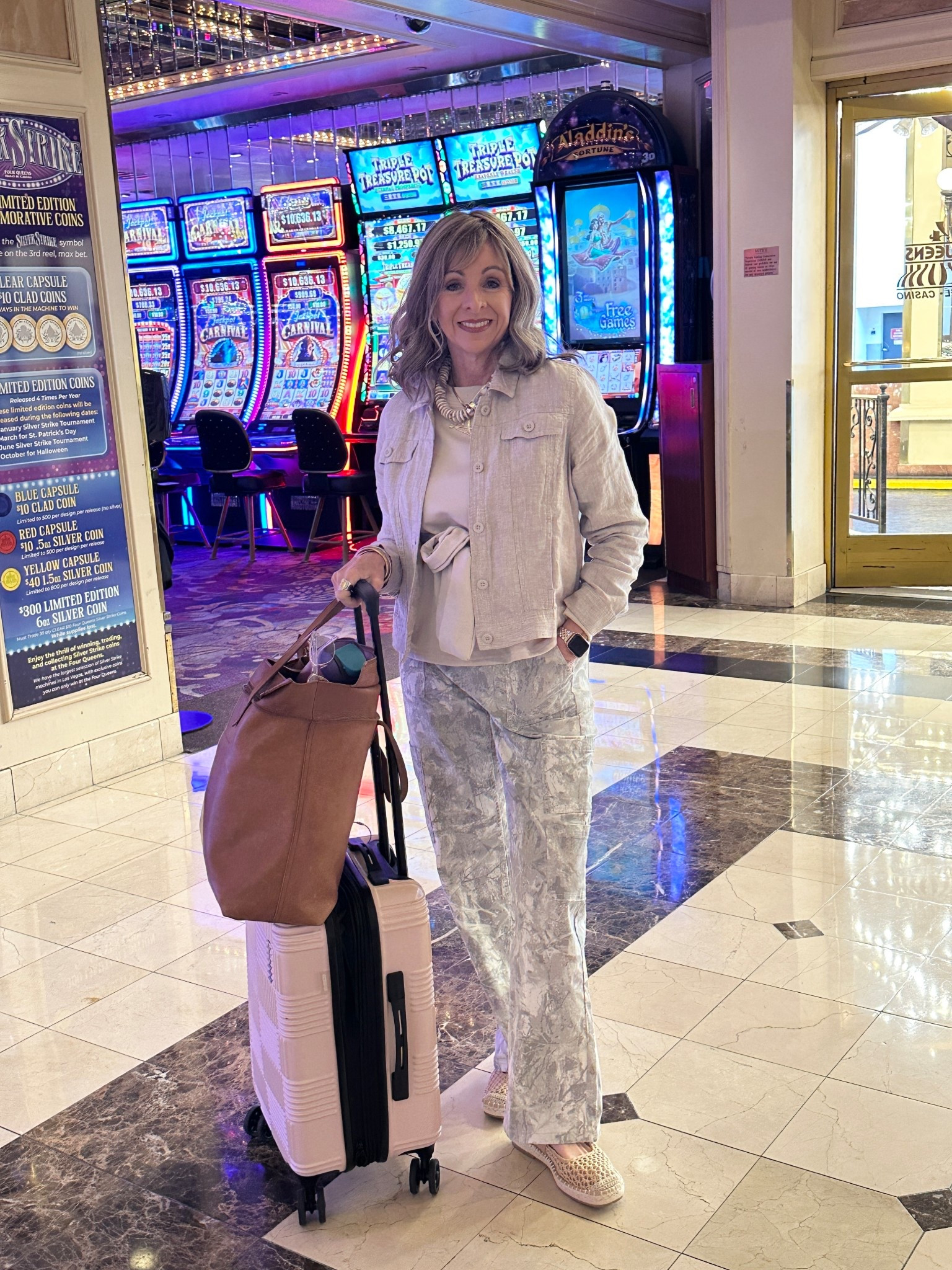 Travel outfit. Lightweight layers for a long plane ride are essential! Bonus that they’re cute! 

#LTKootd #LTKTravel #LTKOver40