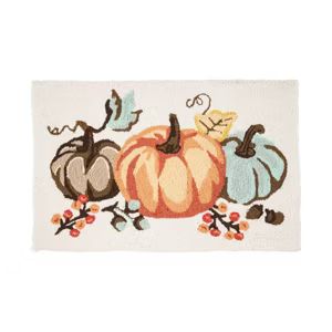 C&F Home Classic Traditional Trio of Pumpkins on the Vine Harvest Fall Acrylic Indoor Accent Rug,... | Target